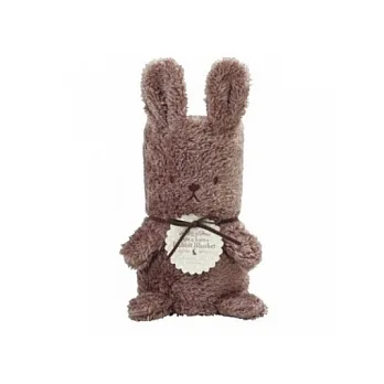 寶貝兔多功能毛毯--褐色兔褐色兔