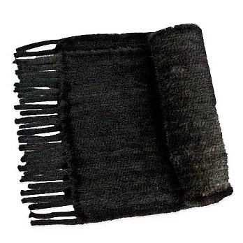 皮草時尚-天然水貂手工編織床毯