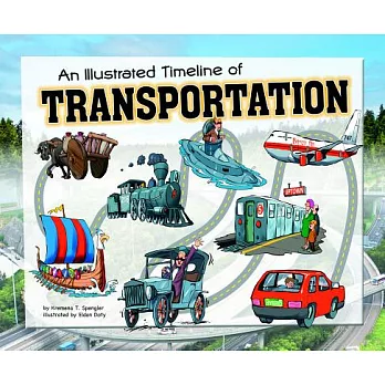 An illustrated timeline of transportation