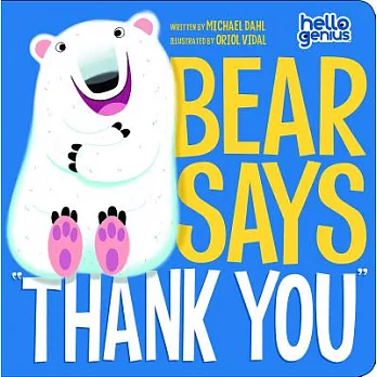 Bear says "thank you" /