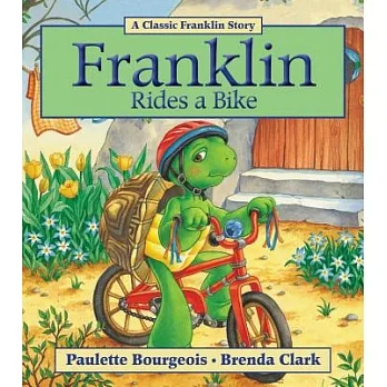 Franklin rides a bike /