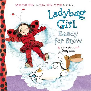 Ladybug girl ready for snow /