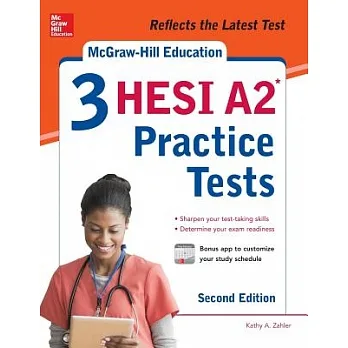 McGraw-Hill Education 3 HESI A2 practice tests /