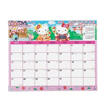 Sanrio HELLO KITTY 2013桌上型月曆