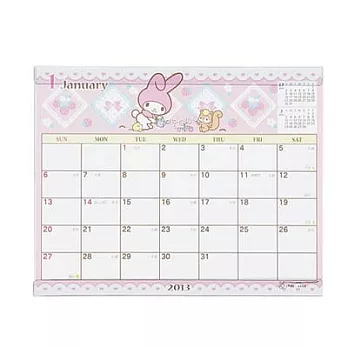 Sanrio 美樂蒂 2013桌上型月曆