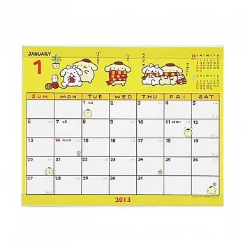 Sanrio 布丁狗 2013桌上型月曆