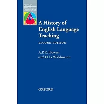 A history of English language teaching