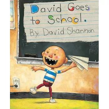David goes to school /