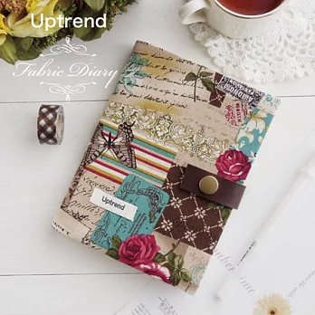 Uptrend Fabric Diary 布手帳-野玫瑰