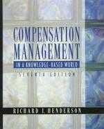 Compensation management in a knowledge-based world