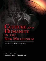 Culture and humanity in the new millennium： the future of human values