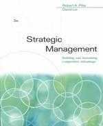 Strategic management : building and sustaining competitive advantage