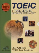 TOEIC : full-length authentic official test ; 200 authentic TOEIC test questions