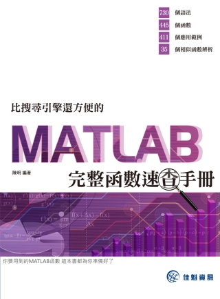 比搜尋引摰還方便的Matlab完整函數速查手冊