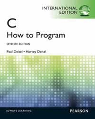 C HOW TO PROGRAM 7/E (M-PIE)