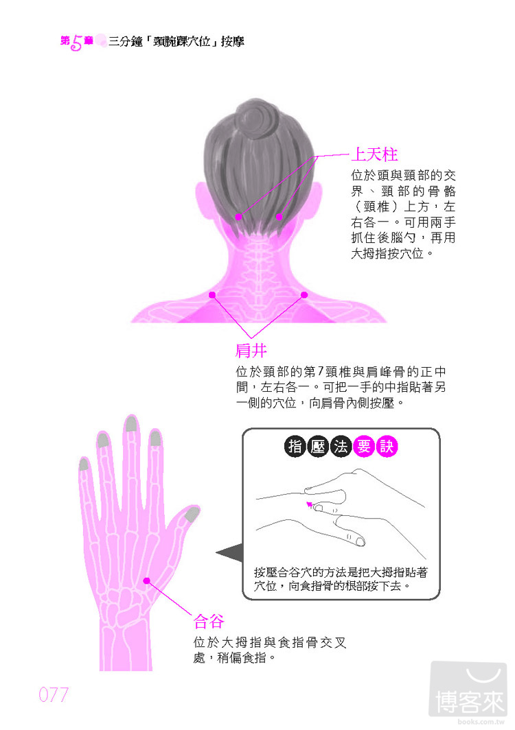 ►醫療保健►暢銷書► 「頸腕踝穴位按摩」神奇療法：日本第一整骨大師教你這樣按摩不生病！