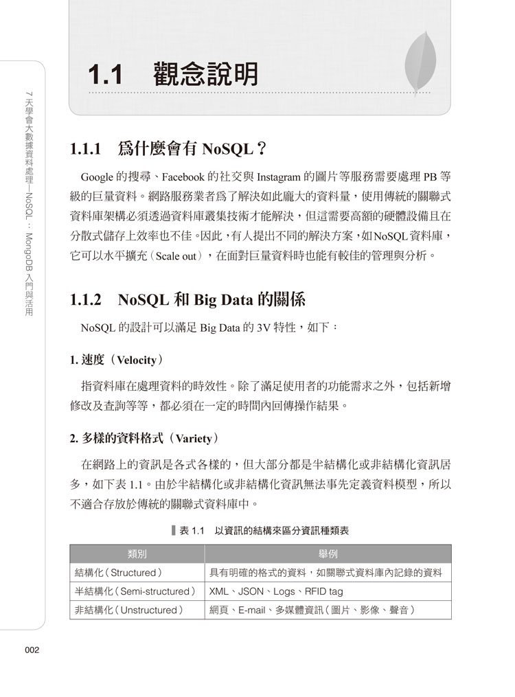 ►GO►最新優惠► 【書籍】7天學會大數據資料處理 NoSQL：MongoDB入門與活用