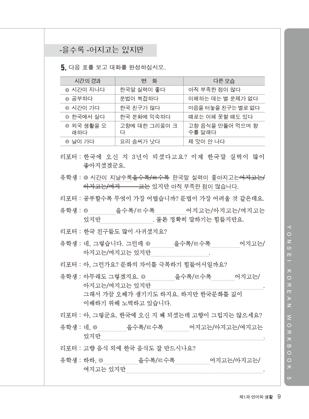 ►語言學習►暢銷書► 最權威的延世大學韓國語練習本5(附MP3 光碟一片)