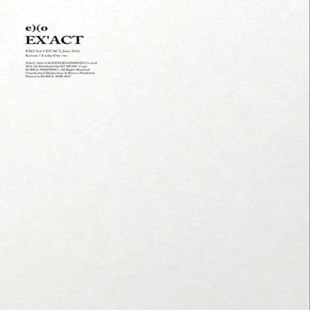  第三張正規專輯『EX’ACT』 (韓文台壓版 / Lucky One ver版) (CD)