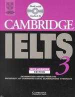 Cambridge IELTS 3 :  examination papers from the University of Cambridge Local Examinations Syndicate