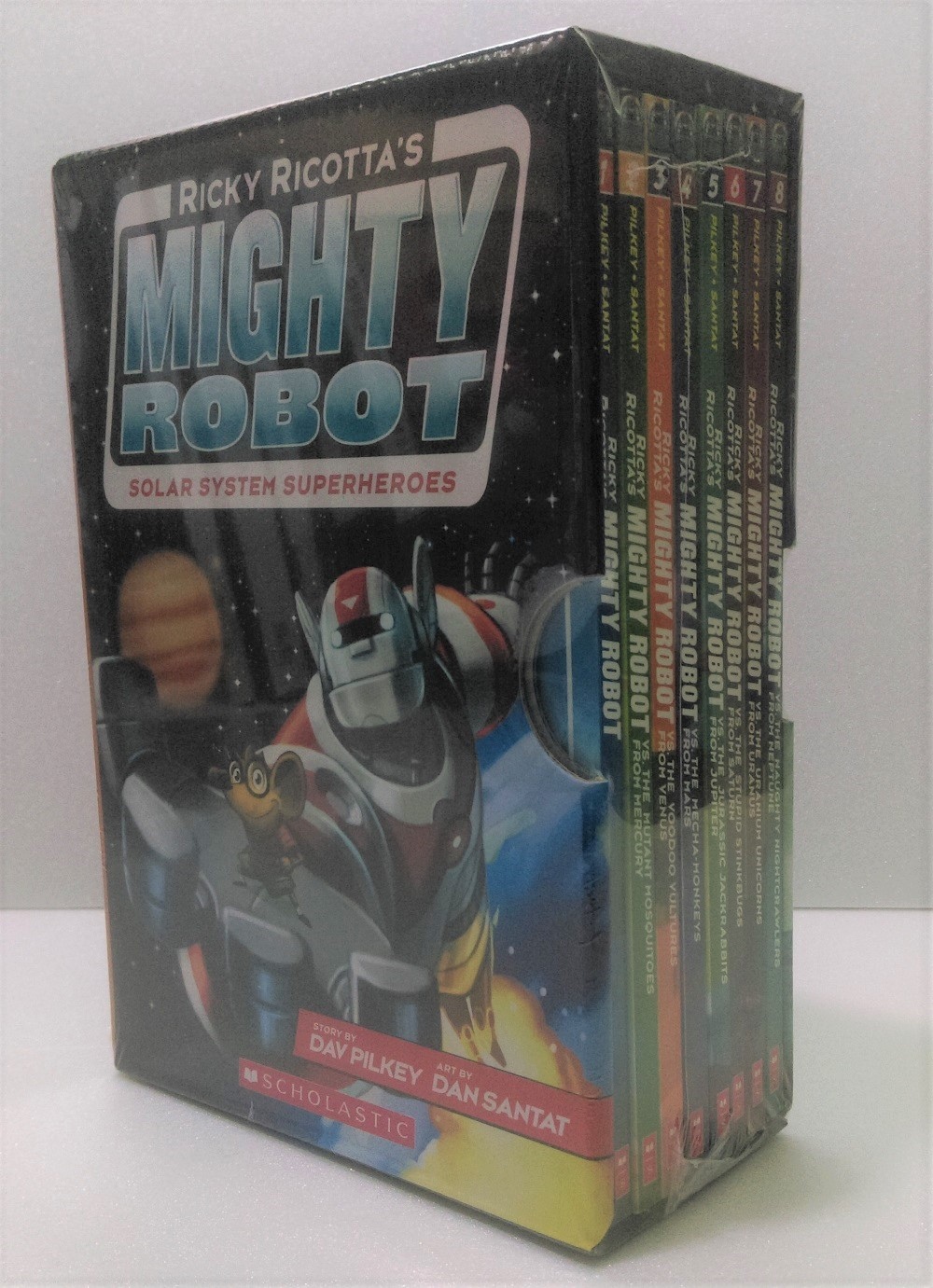Ricky Ricotta’s Mighty Robot: Solar System Superheroes (8 books)