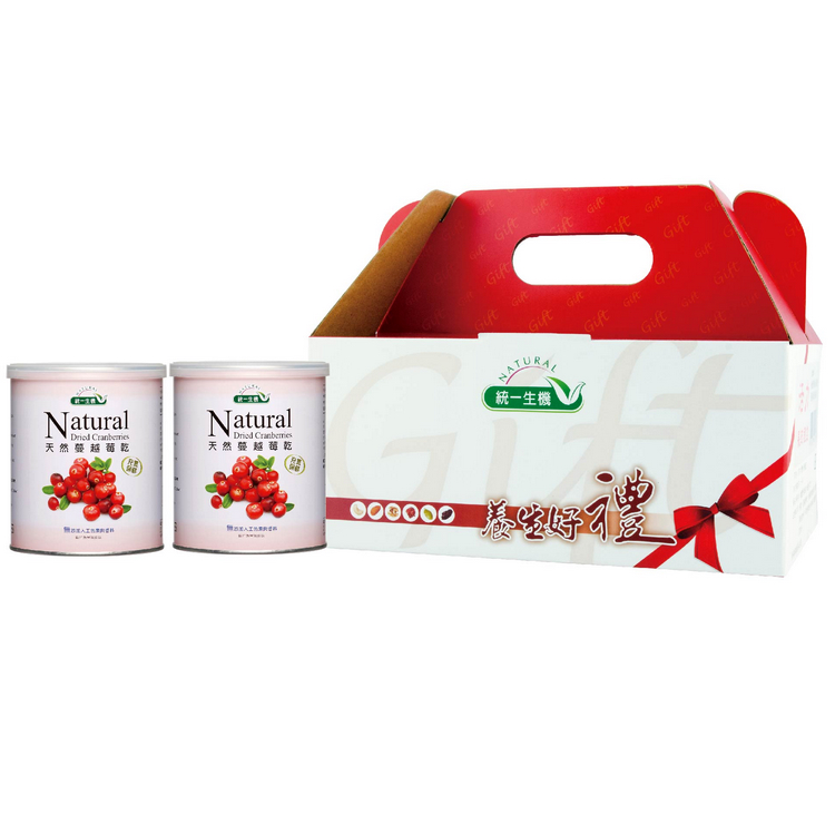 天然果乾禮盒-蔓越莓乾300公克*2(超商取貨)