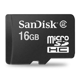 SanDisk 16GB MicroSDHC 記憶卡