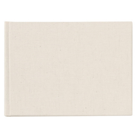 [MUJI 無印良品]棉麻硬質封面相本/4×6吋.1段.米