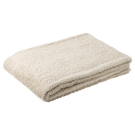[MUJI 無印良品]埃及棉高密度織浴巾/米色