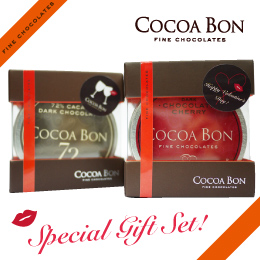 COCOA BON巧克力 精選禮盒/72%純黑巧+櫻桃果肉