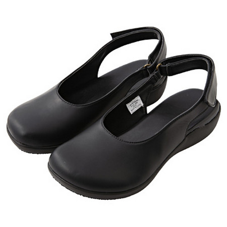 [MUJI 無印良品]女舒適露跟平底鞋黑色24.5