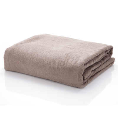 [MUJI 無印良品]埃及棉圈絨毛巾毯/S/淺棕