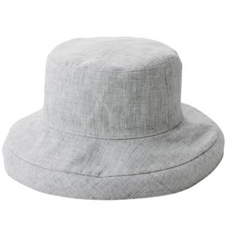 [MUJI 無印良品]細棉雙面寬簷帽灰色