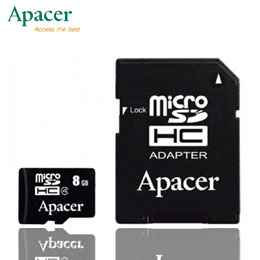 Apacer 宇瞻 8GB MicroSDHC Class4 記憶卡
