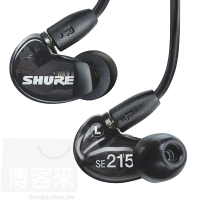SHURE SE215 K Sound Isolating Earphones 黑色款 隔音耳機黑色