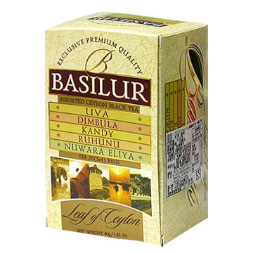 《Basilur》錫蘭紅茶包(5種口味) 20入