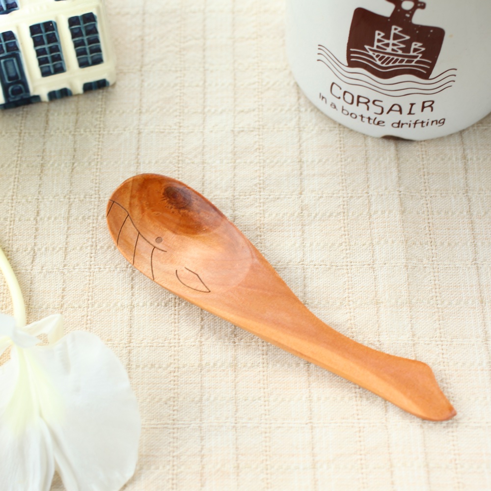 藍鯨造型湯匙單個‧木趣生活小道具