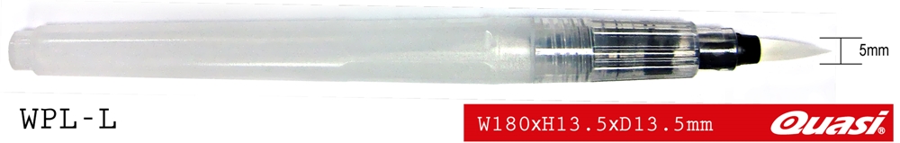 Quasi Water Brush 水溶性色鉛筆/粉彩筆專用 水筆  (長版/大5mm)
