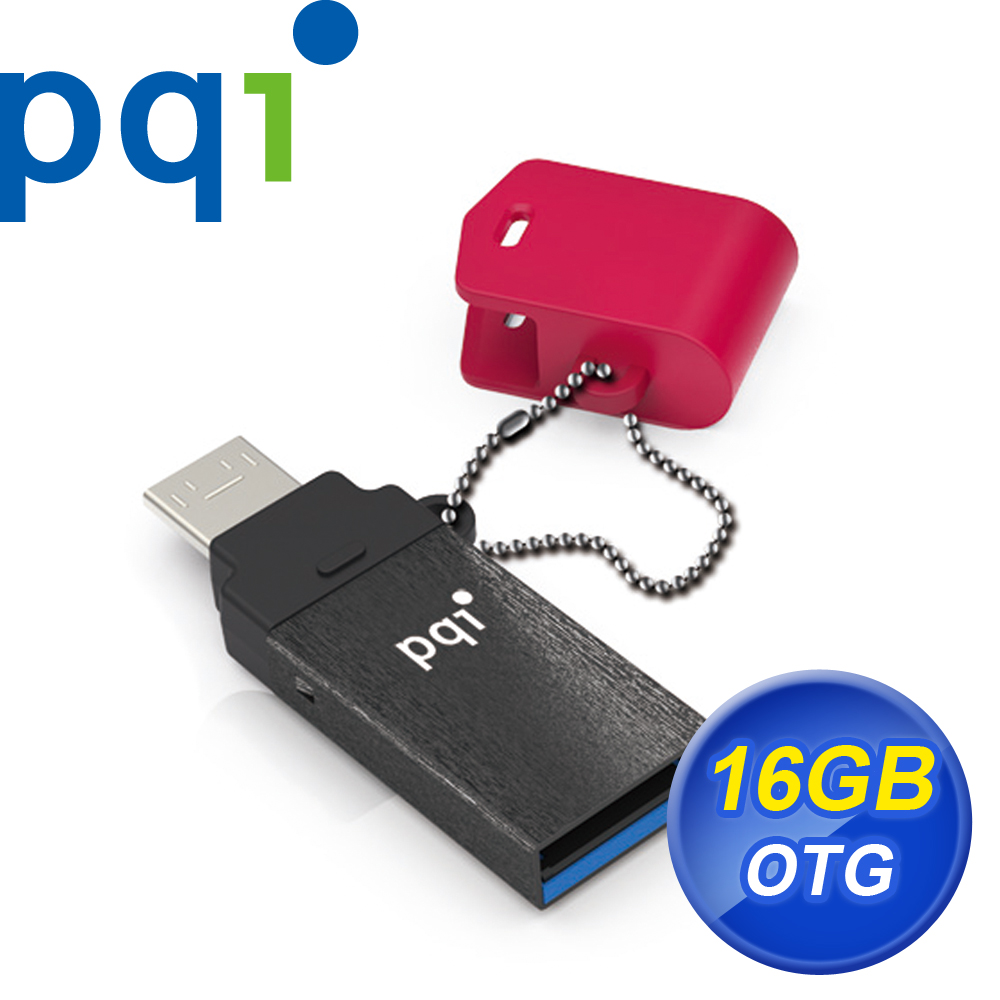 PQI Connect 301 16G USB3.0 OTG隨身碟(紅)