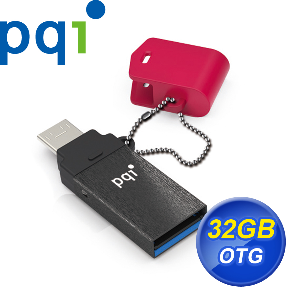 PQI Connect 301 32G USB3.0 OTG隨身碟(紅)