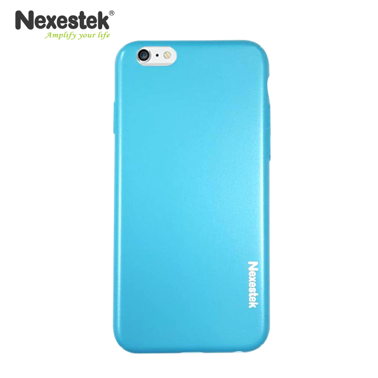  Nexestek 全包覆炫彩漆藍保護殼 - iPhone 6 / 6S 專用炫彩漆藍