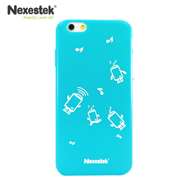 Nexestek 全包覆炫彩漆藍保護殼 - iPhone 6 / 6S 專用(公仔款)炫彩漆藍