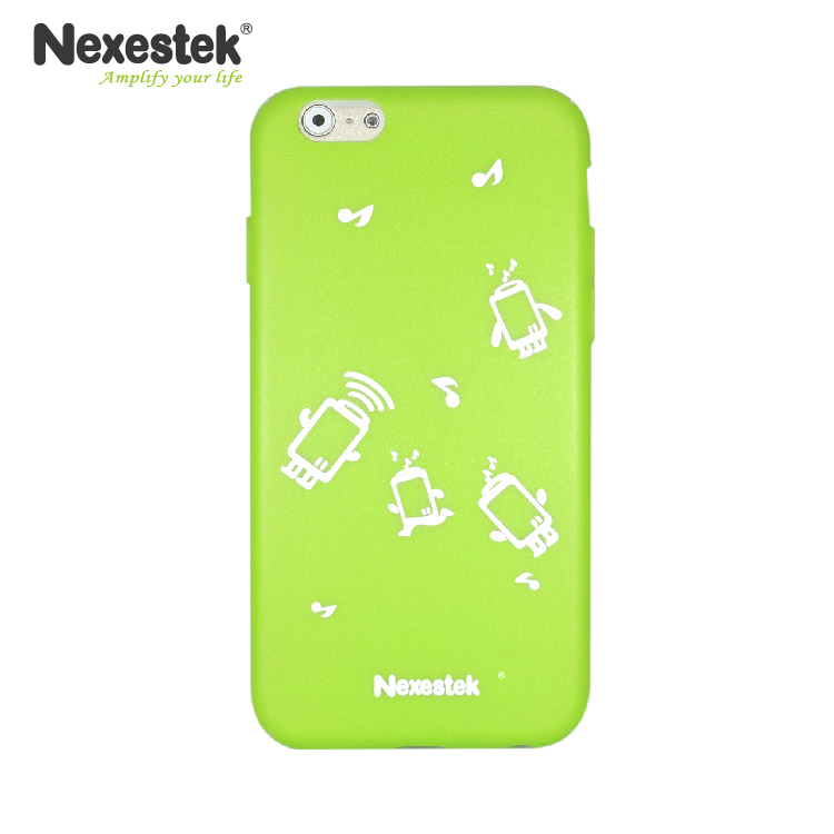 Nexestek 全包覆炫彩漆綠保護殼 - iPhone 6 / 6S 專用(公仔款)炫彩漆綠