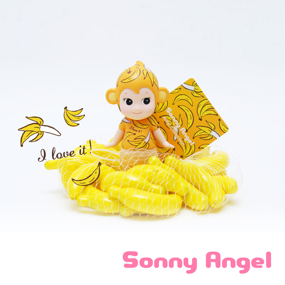 Sonny Angel 藝術家系列2016快樂零食限量版大型公仔香蕉小猴