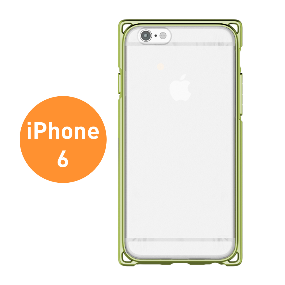 AproLink iPhone6s耐衝擊雙料保護殼綠色
