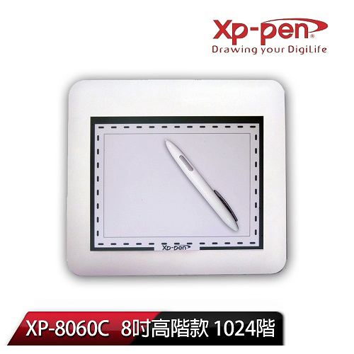 日本XP-PEN XP-8060C/WT 1024階 8吋高階繪圖板/手寫板
