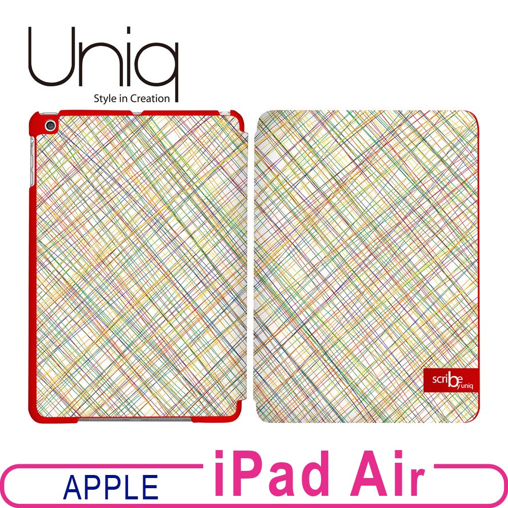 Uniq Scribe系列iPad Air保護套紅
