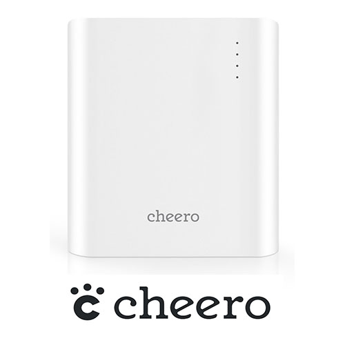 日本 cheero Power Plus 3 13400mAh 雙輸出 智慧行動電源 (支援快速充放電)白色