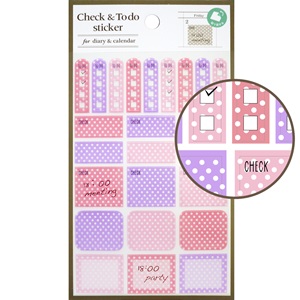 【LABCLIP】Customize sticker系列 Check&ToDo sticker-點點