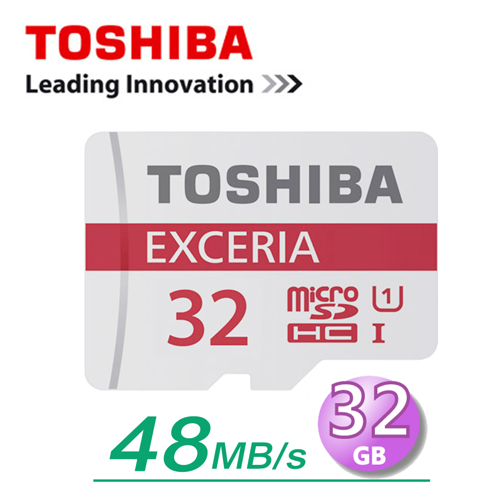 TOSHIBA 東芝 32GB 48MB/s UHS-I microSDHC 記憶卡